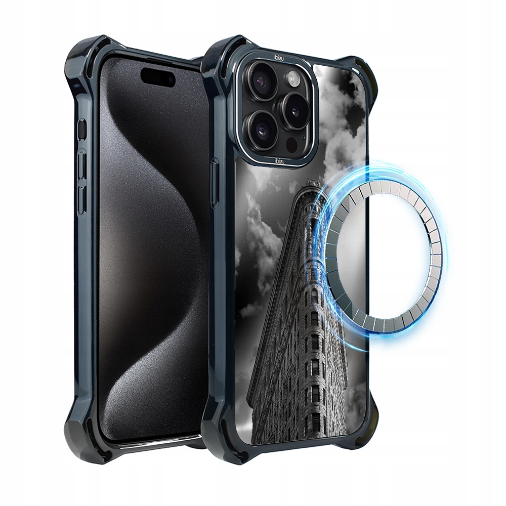 Pouzdro pro iPhone 15 Pro Max Ibizu DropGuard Ultra s MagSafe, Flatiron