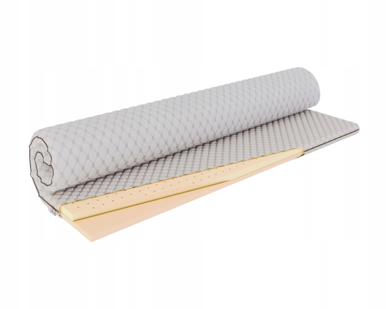 Matrace 70x200 cm Topper 5 cm s latexem a Hr pěnou