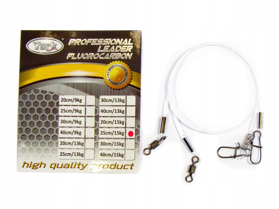 

Przypony Professional Flurocarbon 15kg/25cm 2szt.