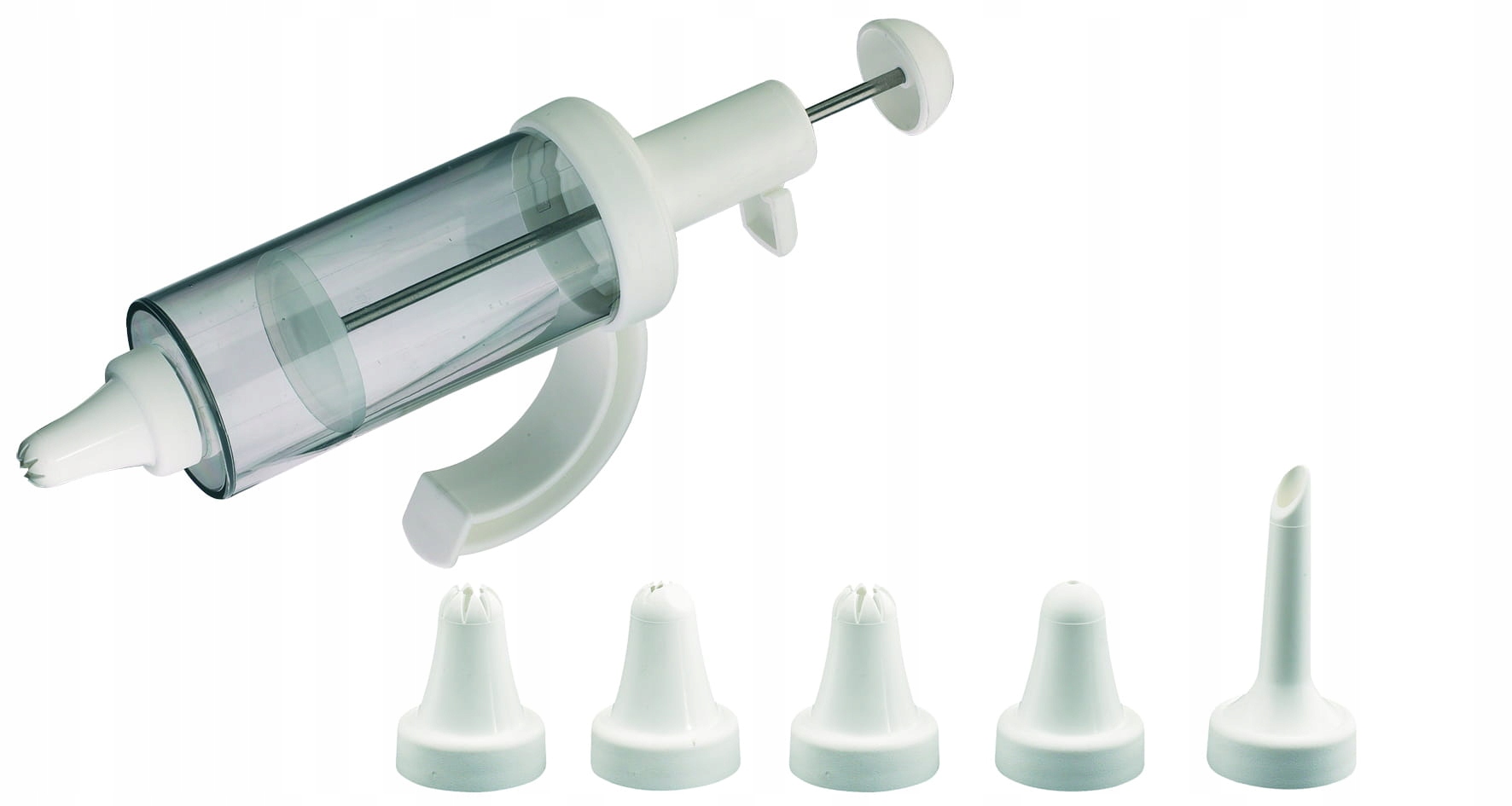 Westmark, Strzykawka do dekorowania z 5 końcówkami