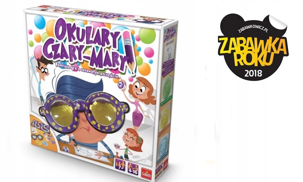 Dziecięca Gra Planszowa Gry Planszówki Dla 9 Latka Okulary Czary-Mary