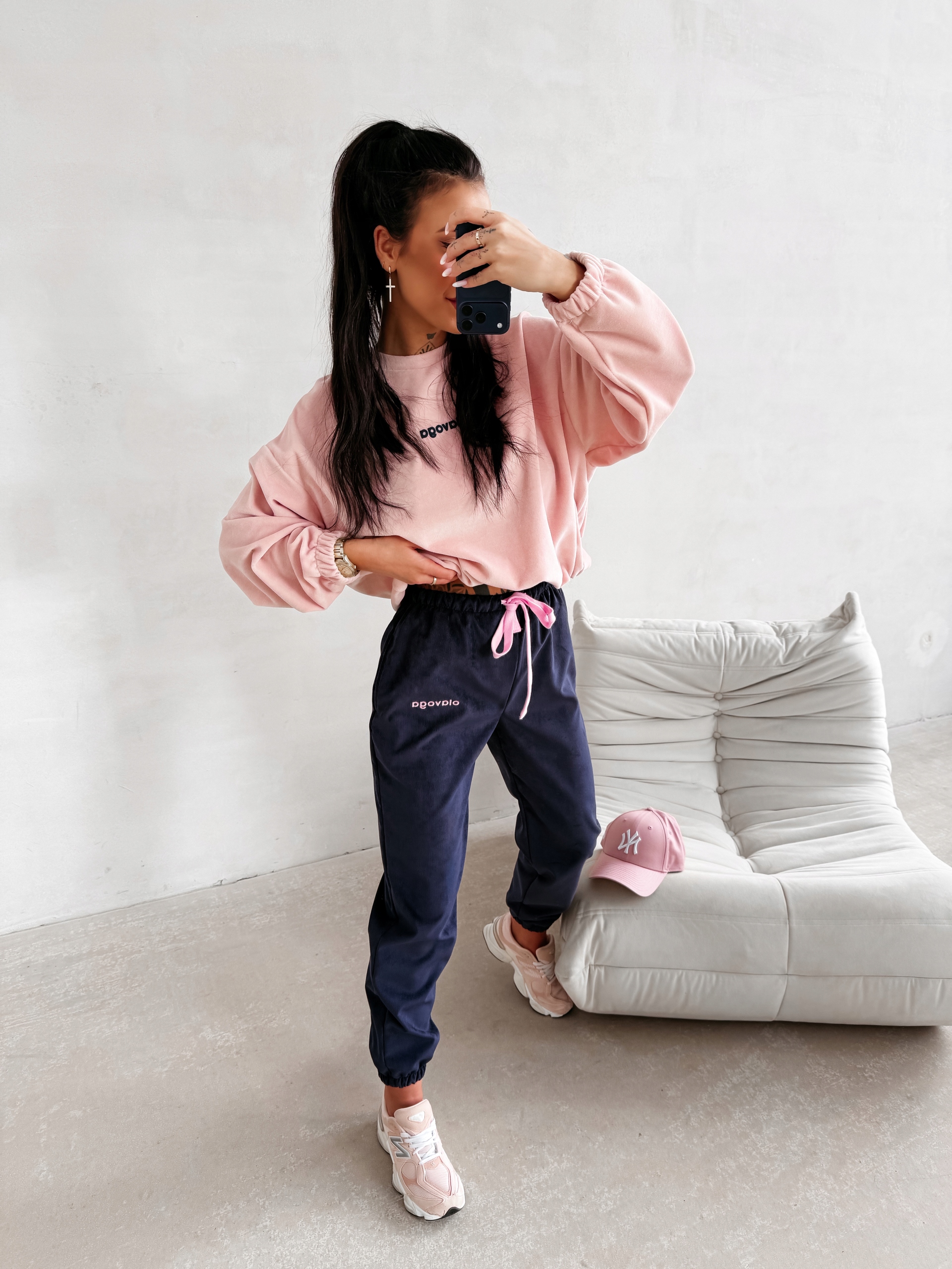 Dámské Ribo Kalhoty Olavoga, Tmavě Modrá, Velikost M