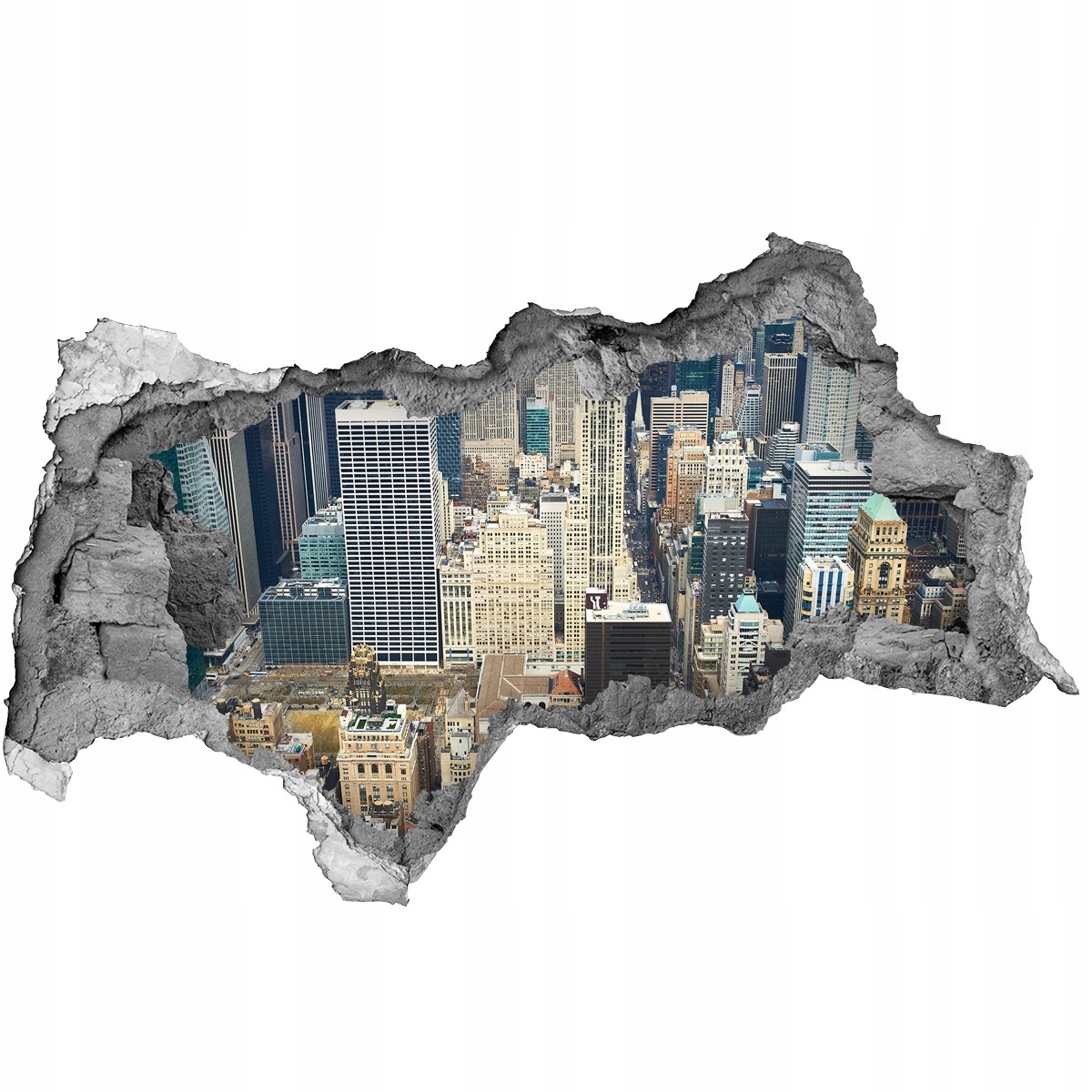 

Fototapeta dziura na ścianę 3d Manhattan Nowy Jork