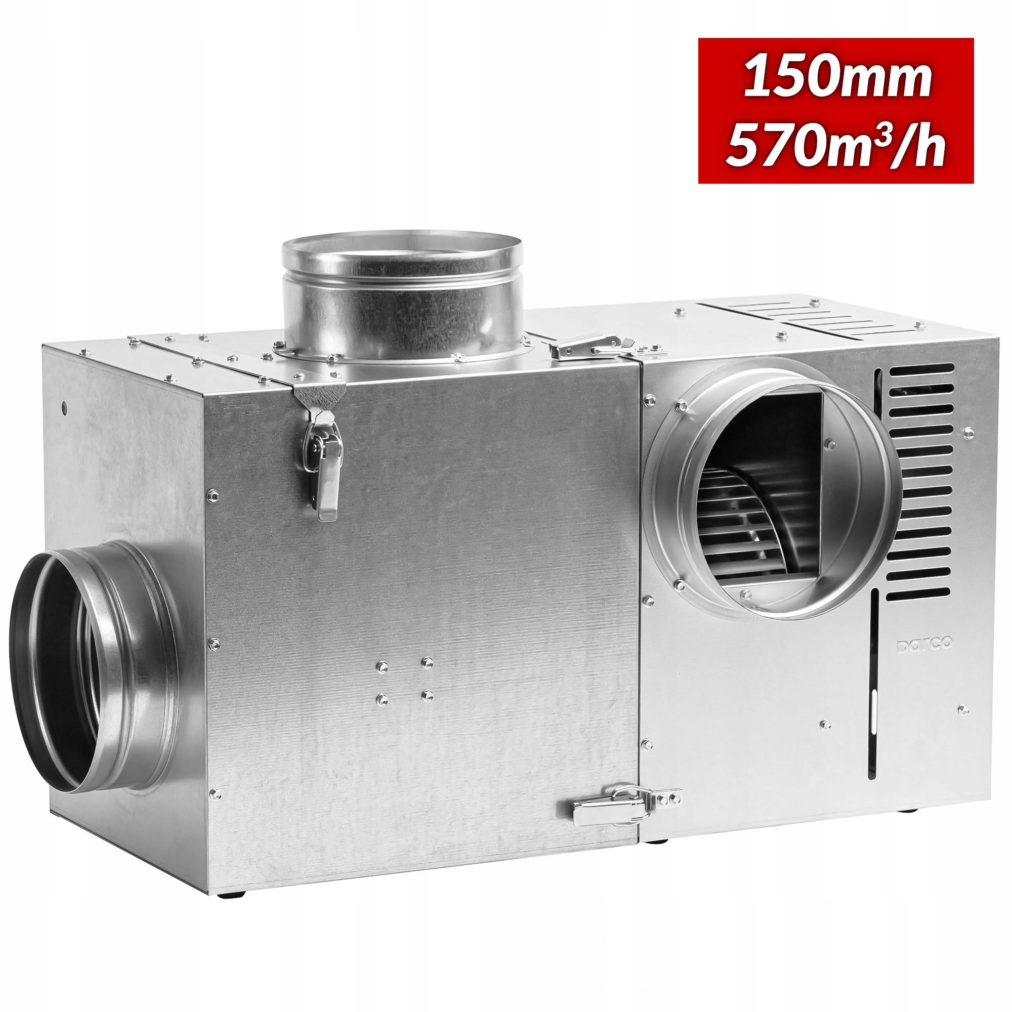 Sada ventilačního přístroje BANAN2-II 2. generace 570 m3/h Darco s bypassem