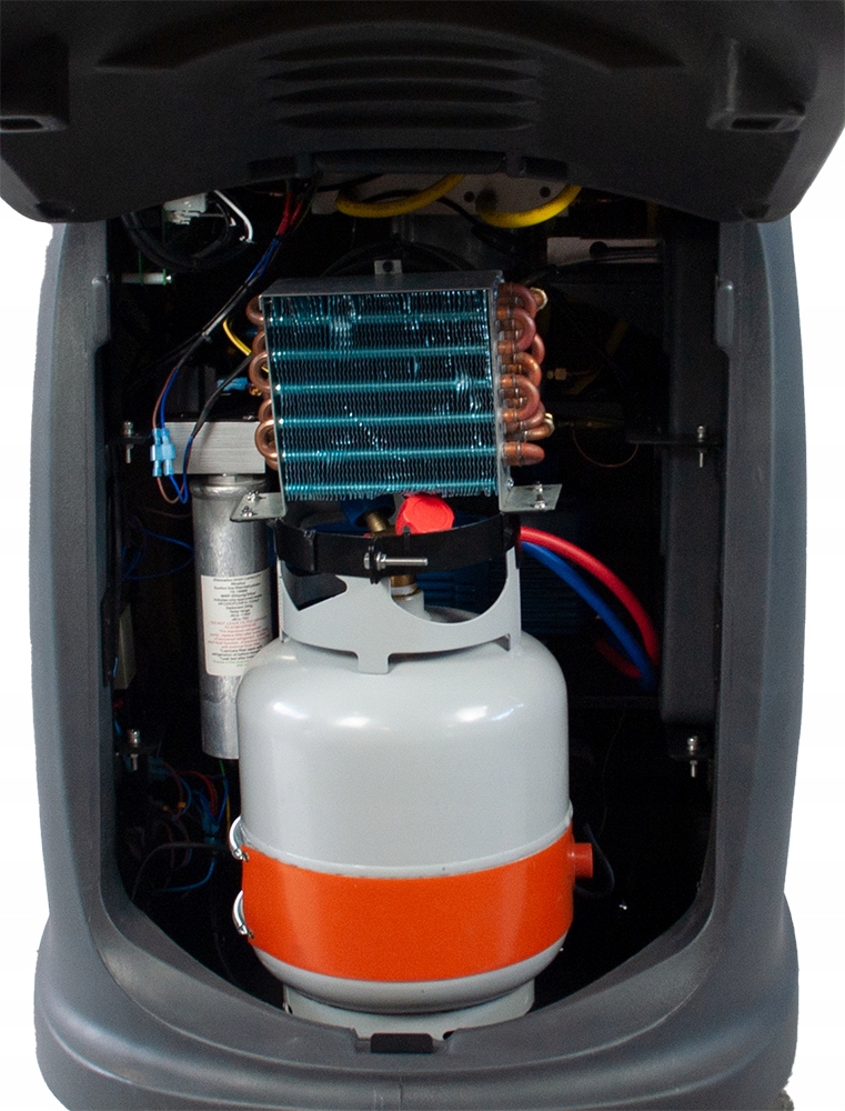 Stacja Klimatyzacji AC-PRO Kupczyk czynnik Nowy R1234YF Menu PL Automat Tryb pracy automatyczny