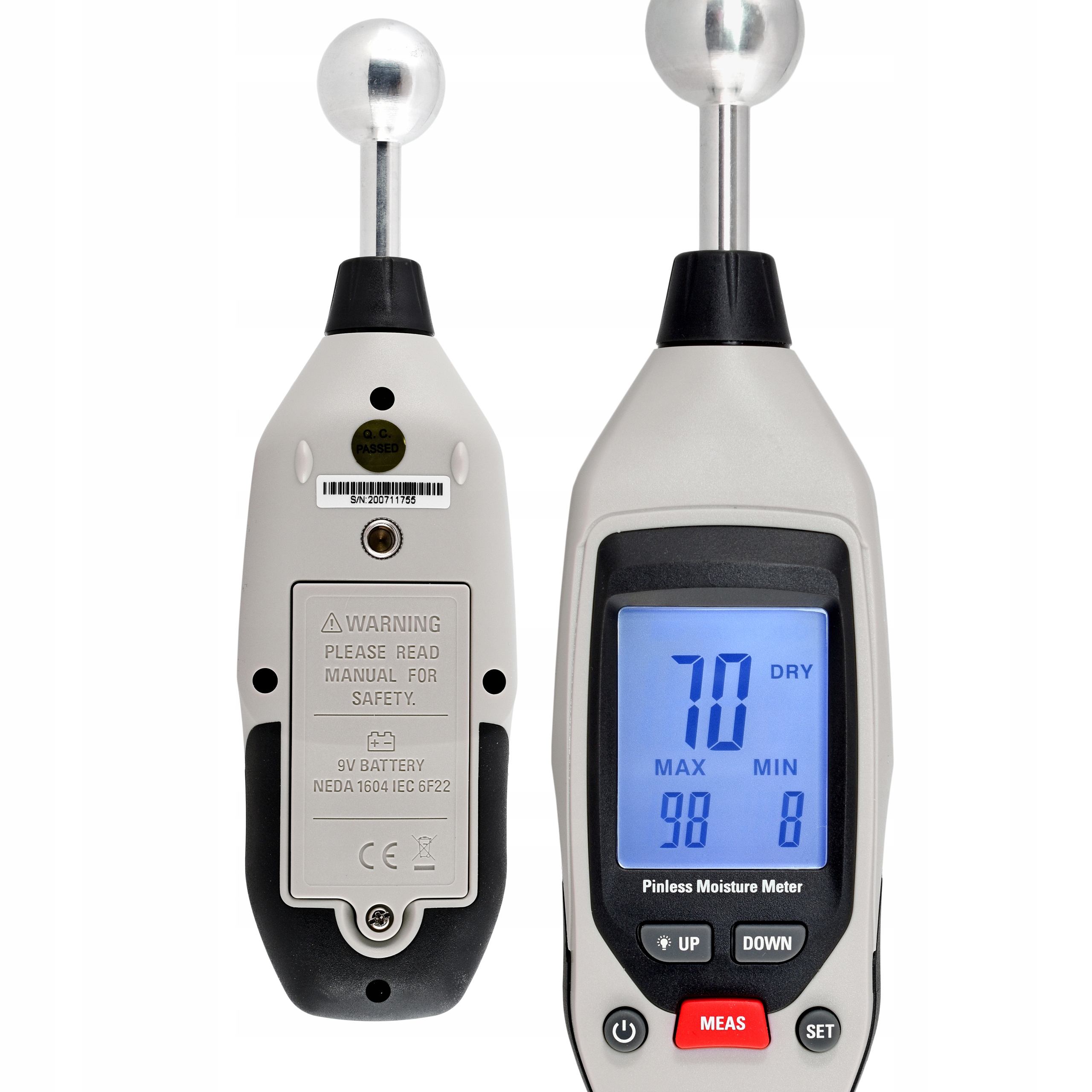 Měřič Vlhkosti Stěn Omítek Podlah sádry betonu Vlhkoměr