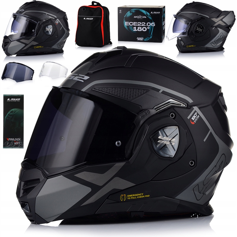 Motocyklová Prilba LS2 FF901 Advant X 180 Čeľusťová Pinlock Batoh