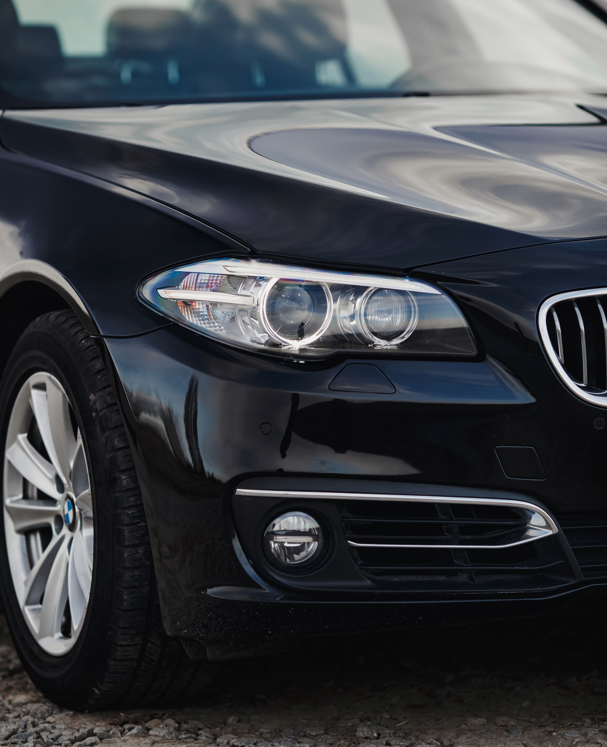 Prawy Klosz Szkło Reflektora Lampy BMW serii 5 F10 F11 (2009 - 2017) Strona zabudowy prawa