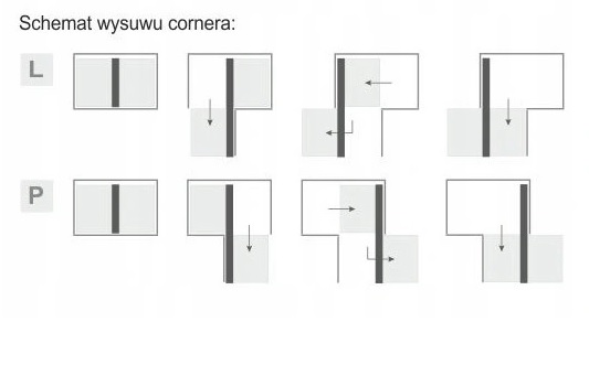 KOSZ CARGO MAGIC CORNER CLASSIC 1200 CHROM REJS Szerokość mebla 120 cm