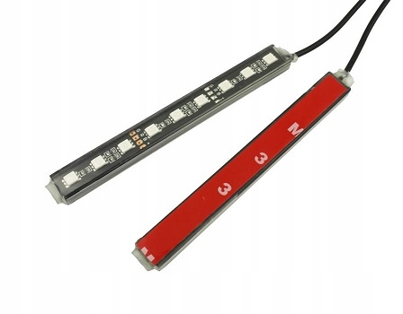 LED RGB OŚWIETLENIE WNĘTRZA AUTA KABINY SAMOCHODU Typ samochodu Samochody osobowe Samochody dostawcze