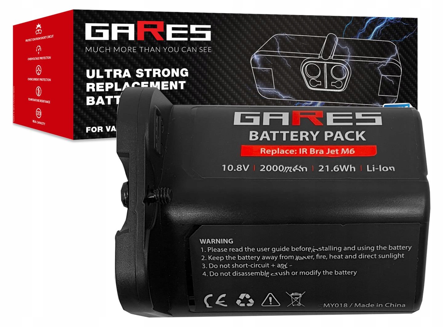 Baterie Akumulátor pro iRobot Braava Jet M6 Alb-c M611020, 10,8V 2,0Ah