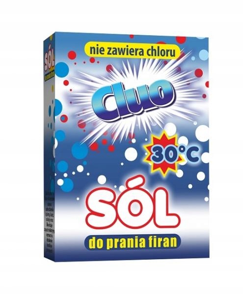 

Cluo sól do prania firan 450gr