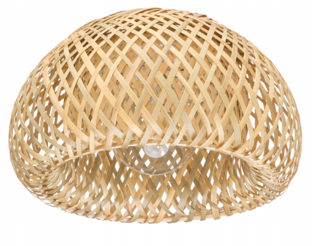 Lampa Wisząca Bambusowa Boho Naturalna Sufitowa 45 cm 1 x E27 Led DMT57