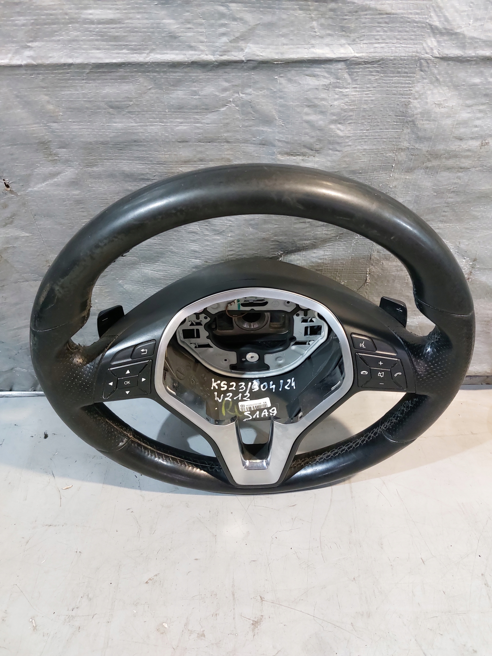 steering wheel, MULTIFUNKCJA with shifting MERCEDES W212