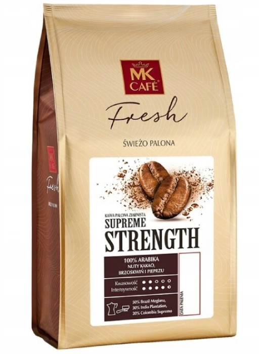 Levně Mk Cafe Fresh Supreme Strength Káva 1kg