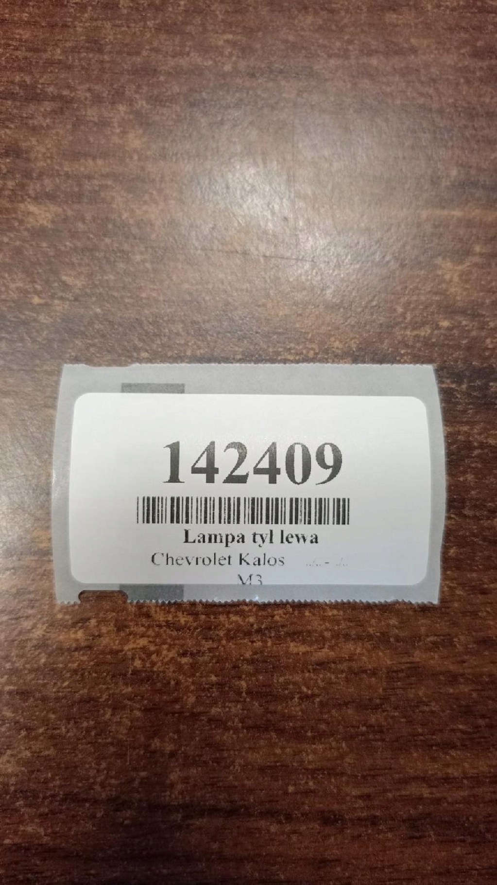 CHEVROLET KALOS light left rear part