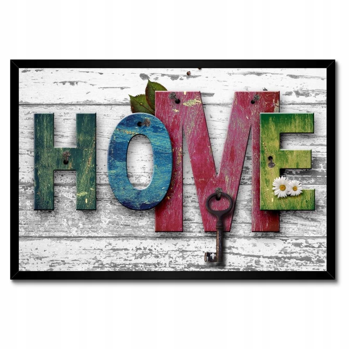 Plakáty v rámu 60x40 Home Domek Domeček Nápis