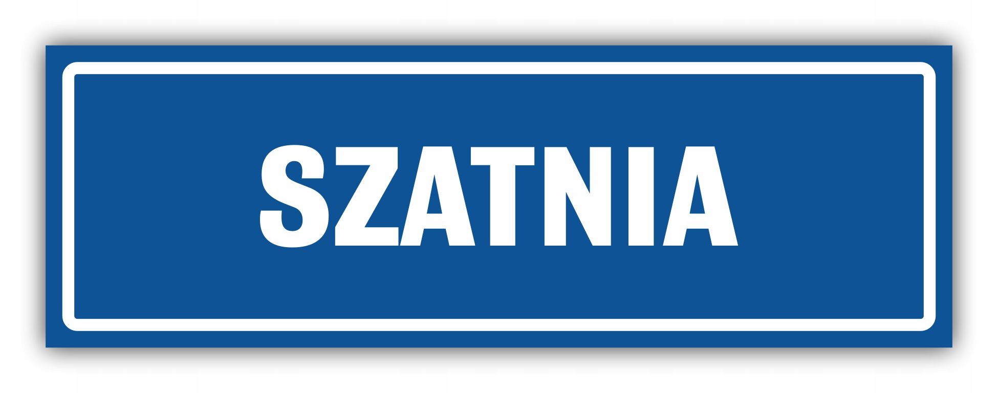 

Tabliczka Szatnia 30x10 cm Uv