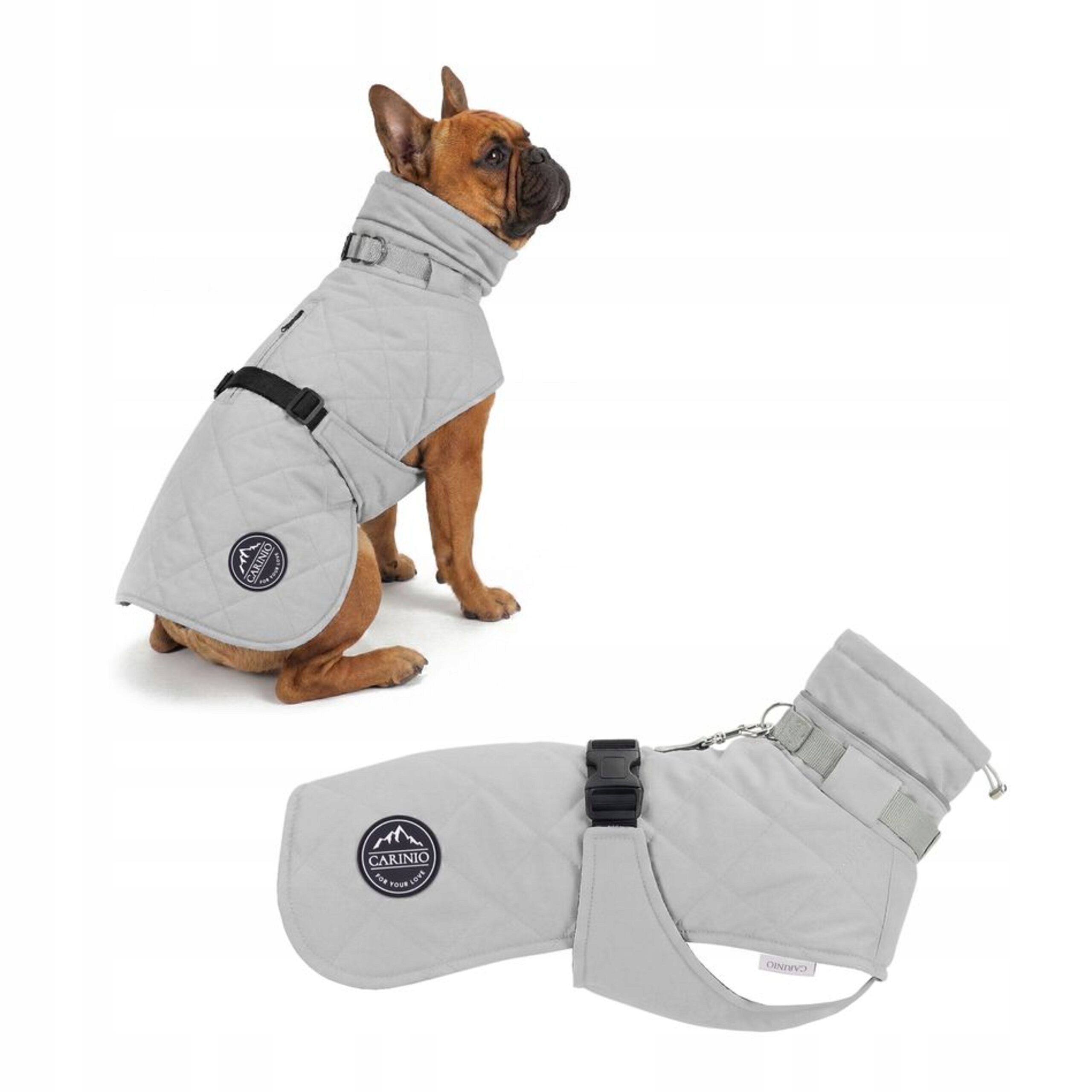 Levně Bunda pro velkého psa oblečení Carinio Alpine Thermo Teplá Pohodlná XXL 55 cm