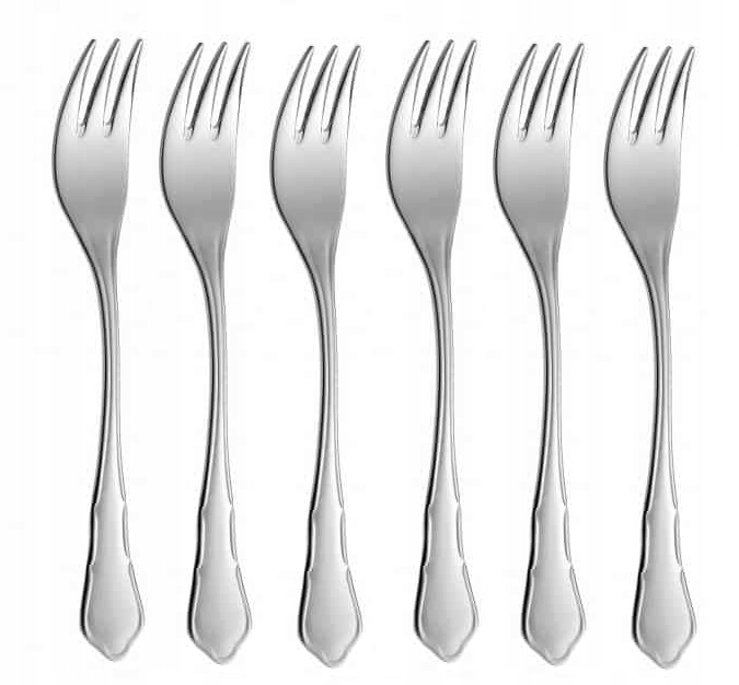 

Gerlach Barok Sztućce 6 Widelczyki Do Ciast Połysk