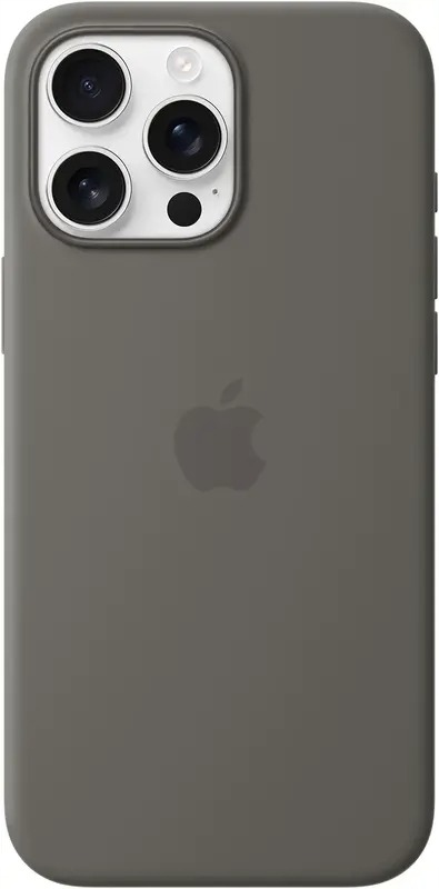 Silikonové pouzdro pro iPhone 16 Pro Max Kamenný popel Case Stone Grey