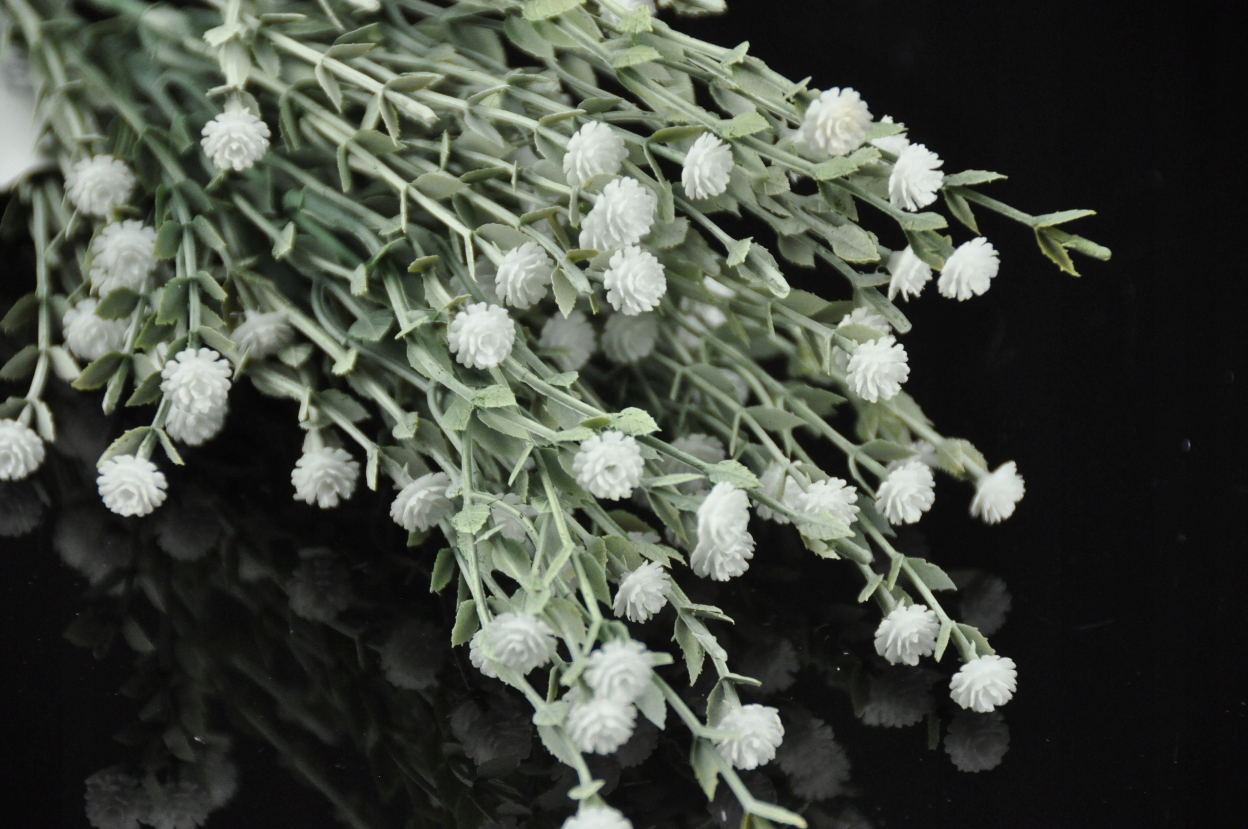 Gipsówka bukiet biała sztuczny kwiat Marka Dekoradom