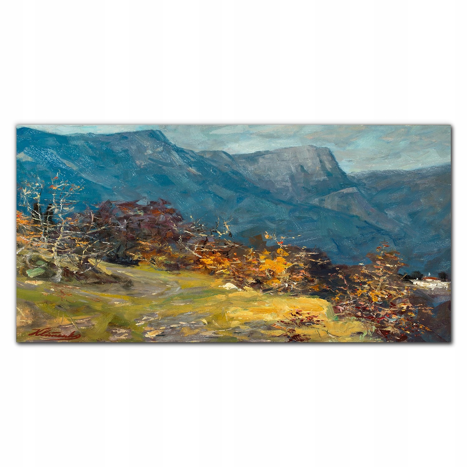 

Fotoobraz ścienny 120x60 Malarstwo przyroda góry