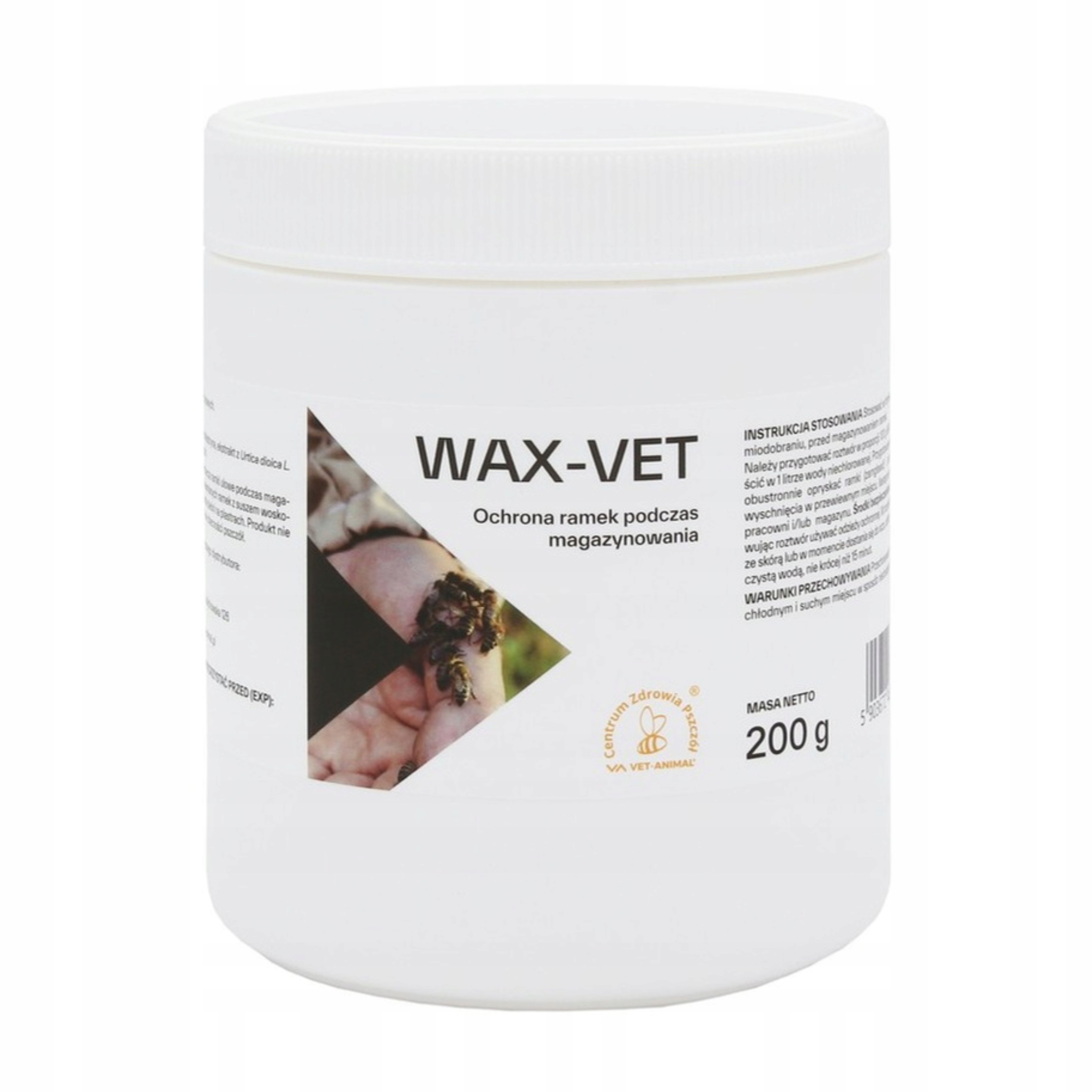 Wax-vet prášek 200g zimování včelích plástů Náhrada B401