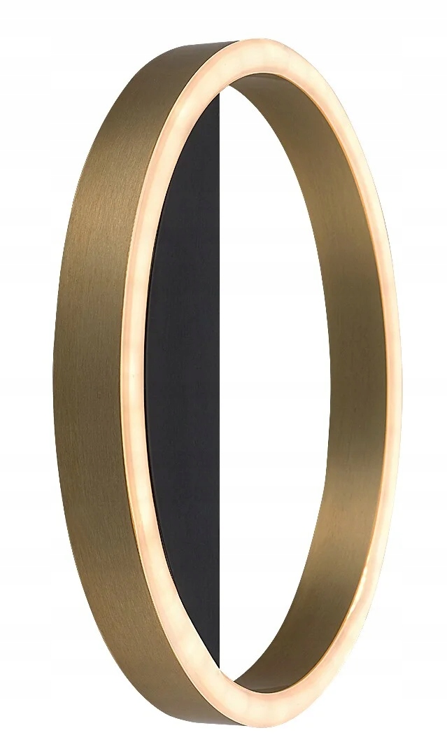 Nástěnné svítidlo zlato-černé kulatý 25 cm teplá barva Led 15 W Rabalux