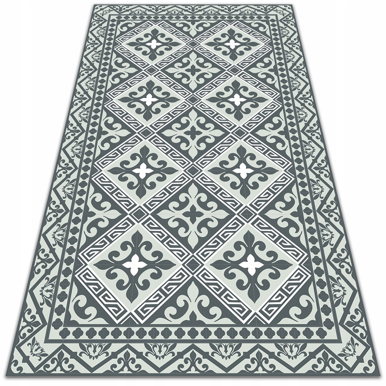 

Mata na tarasowa Geometryczny wzór kwiaty 100x150