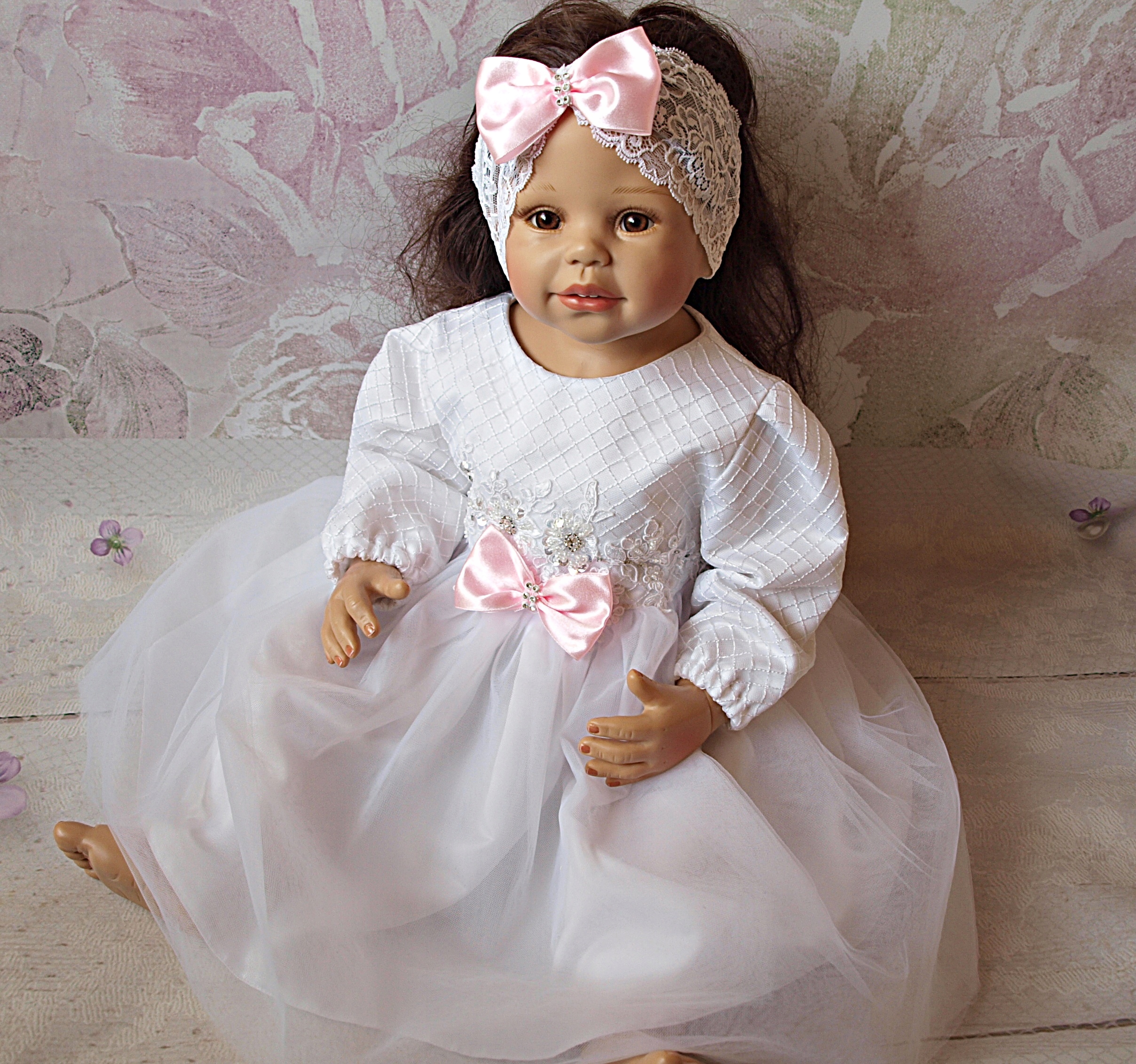 NOWA SUKIENKA DO CHRZTU LAURA ROZMIARY 74 LUB 80 Rozmiar 74