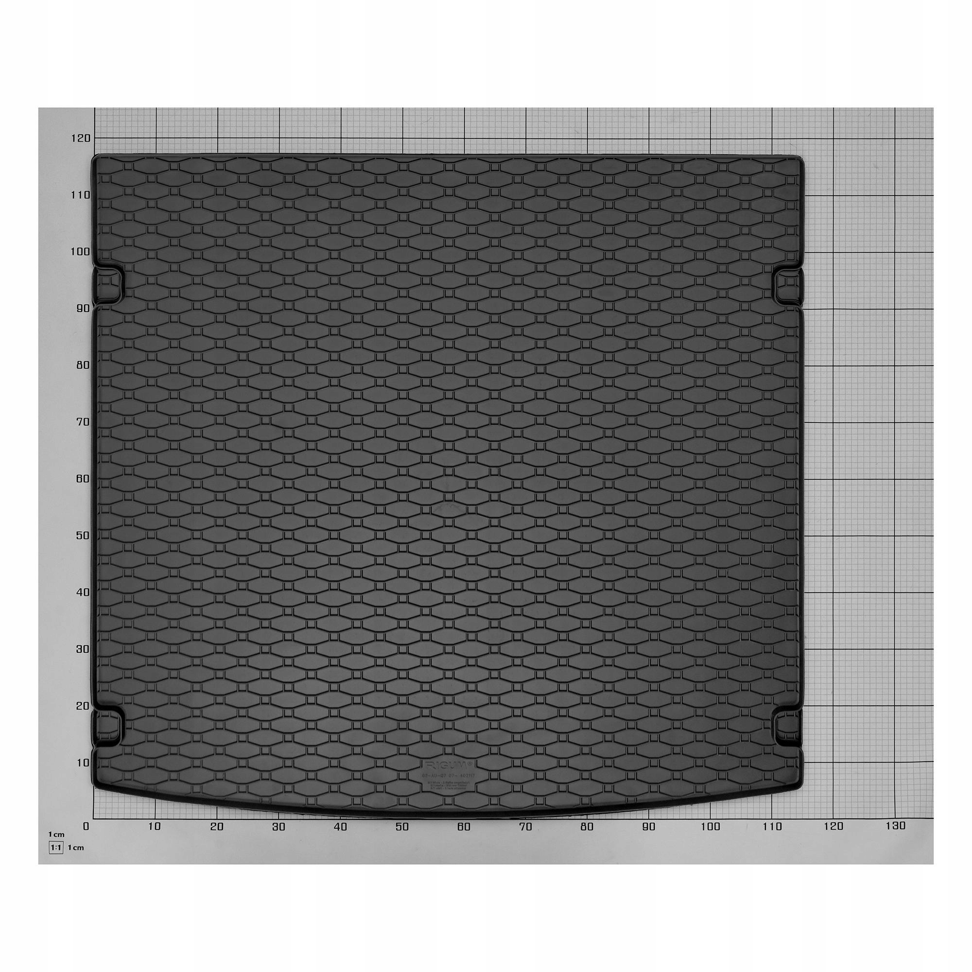 Zestaw dywaników do AUDI Q7 5 miejsc od 2007 do 2015 Materiał guma