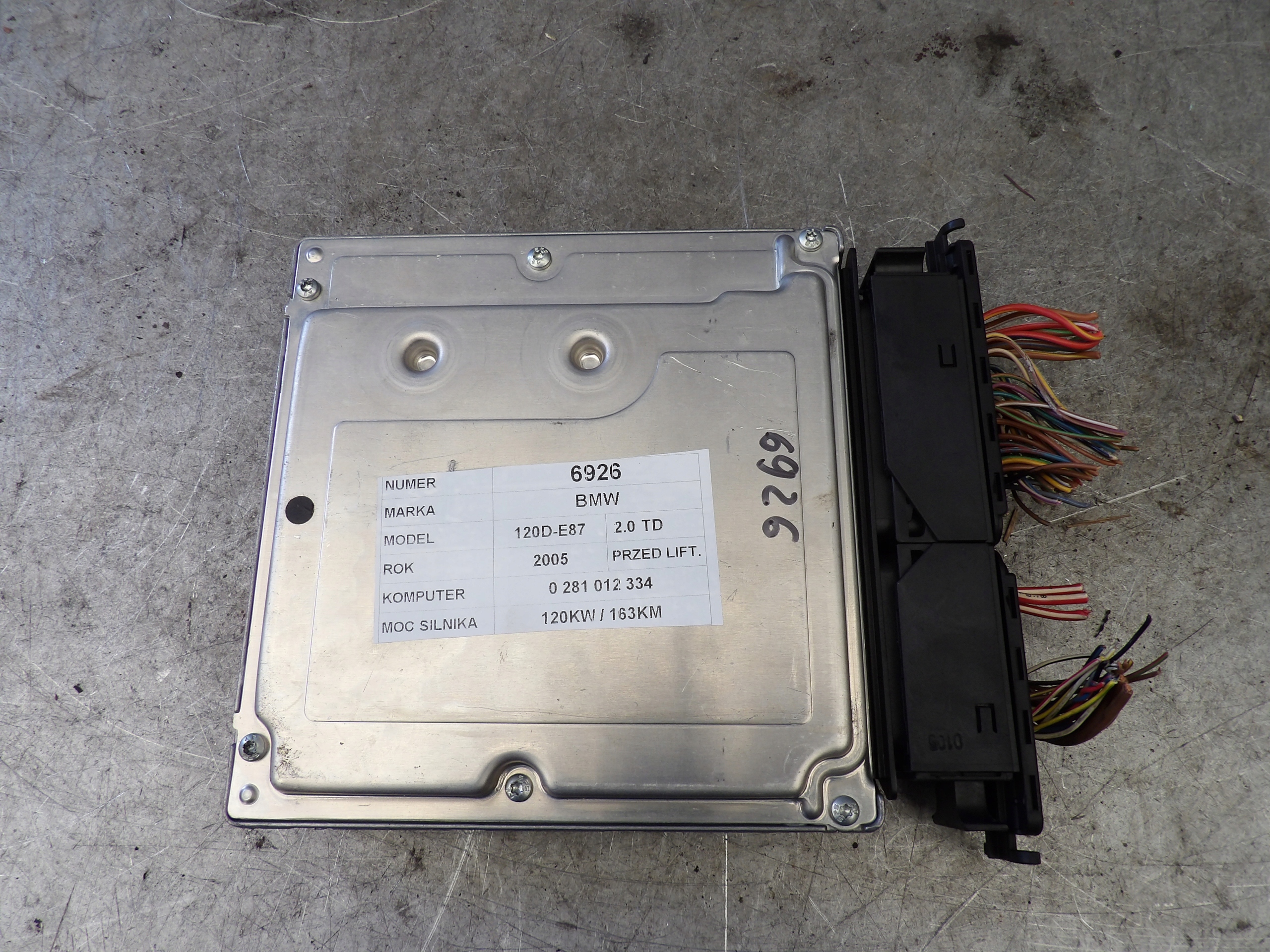BMW 120D E87 Computer Bedienteil