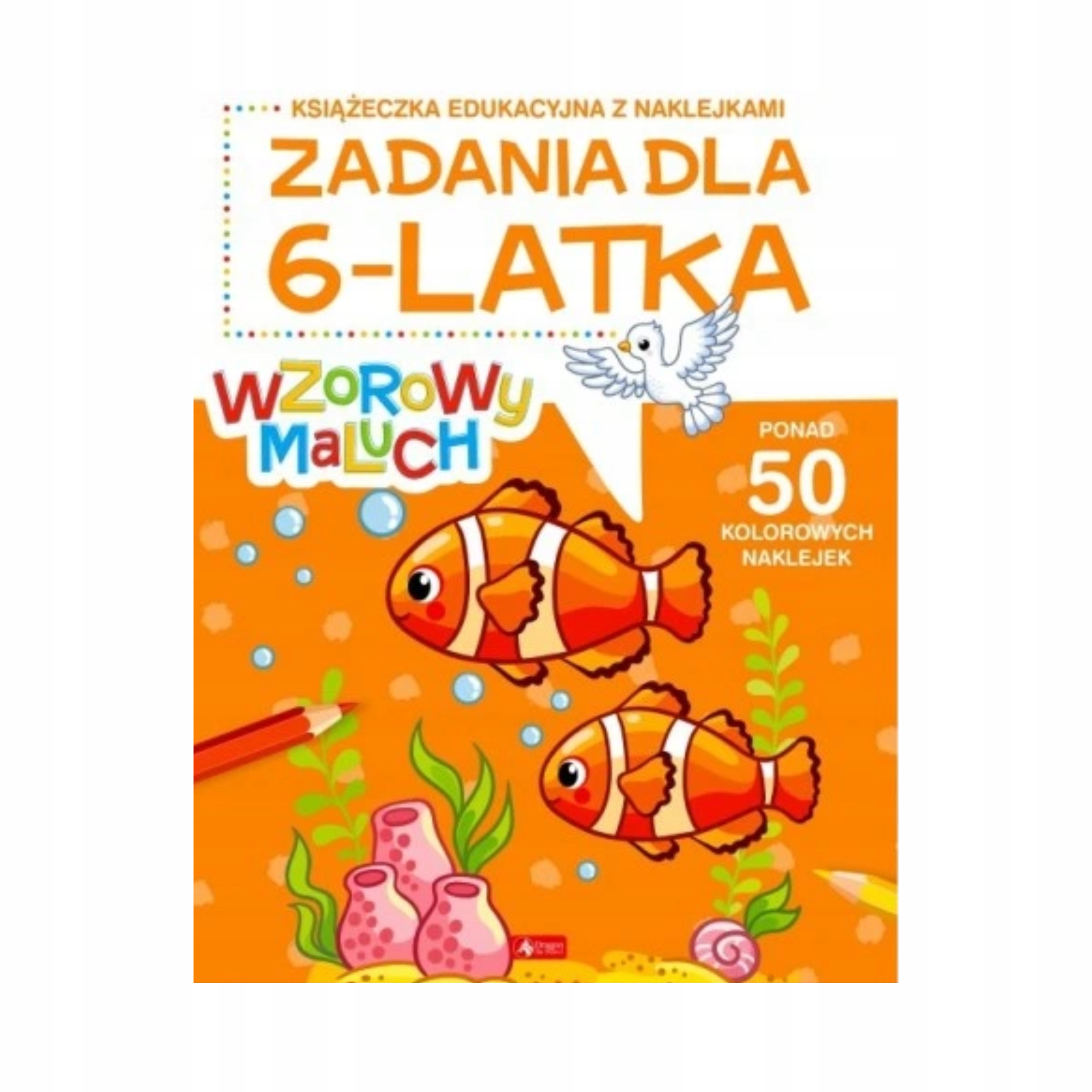 Zestaw 6latka Elementarz Zadania Naklejki Język publikacji polski