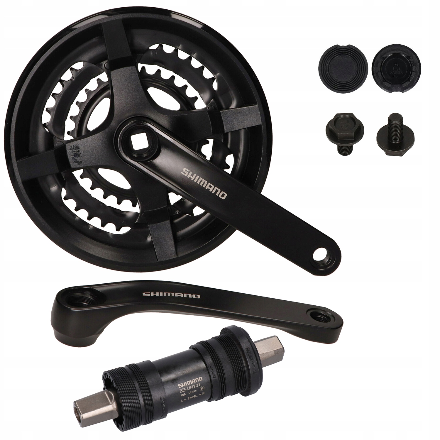 

Shimano FC-TY301 Korba 6/7/8s 48x38x28 i suport