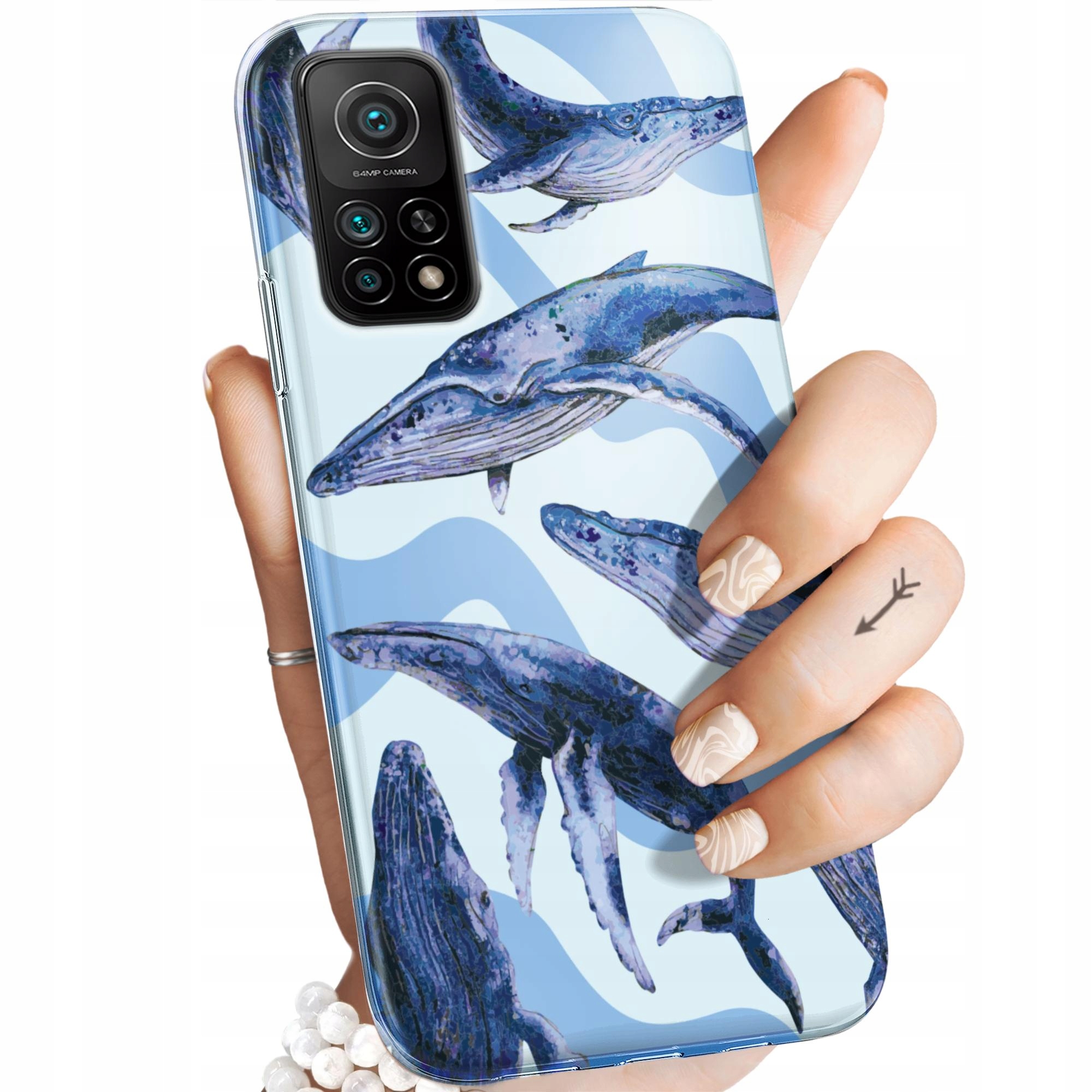 Etui Do Xiaomi MI 10T Pro 5G Morze Fale Woda Aqua Obudowa Pokrowiec