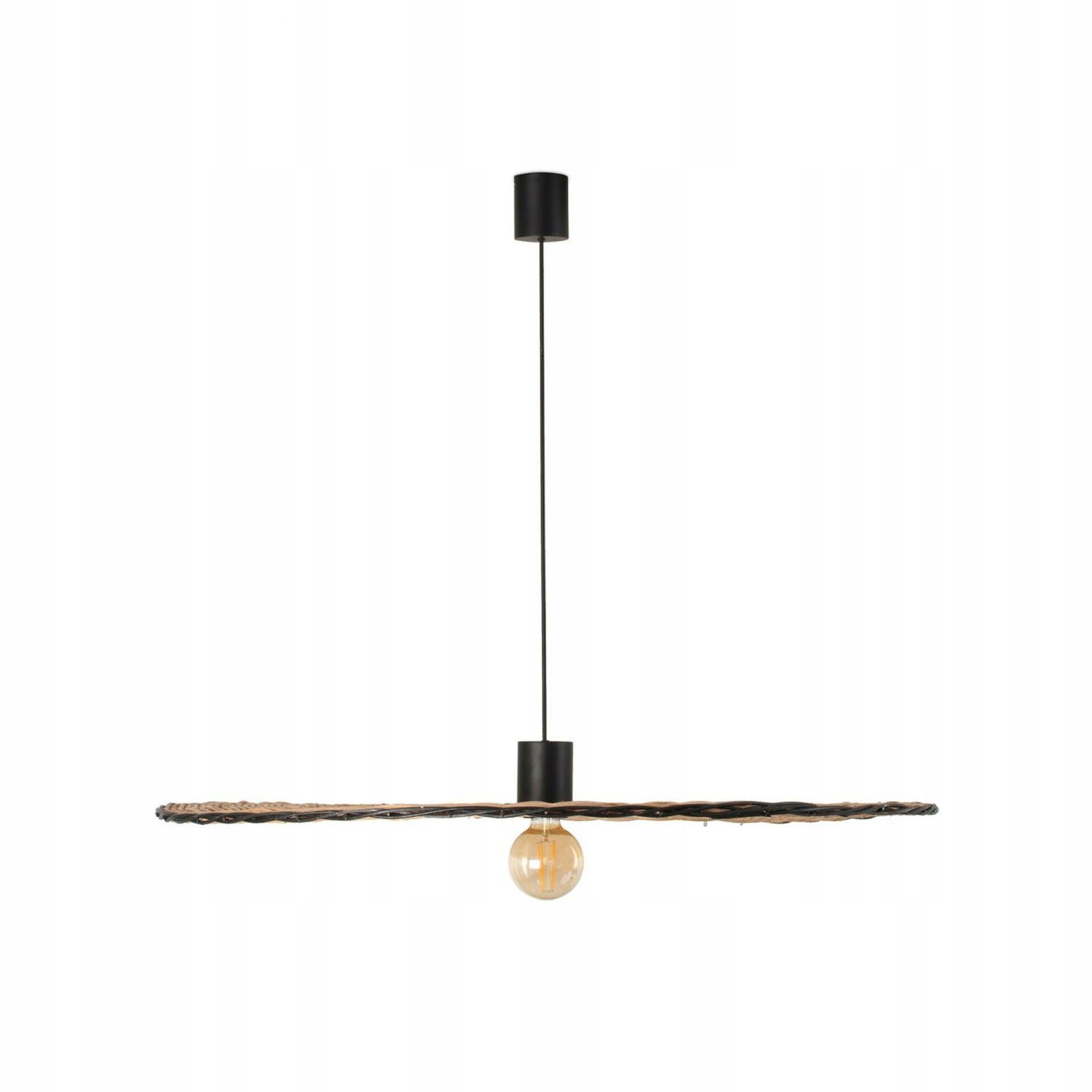 Faro Costas 1000 závesné svietidlo čierna ratan, priemer 100 cm, E27