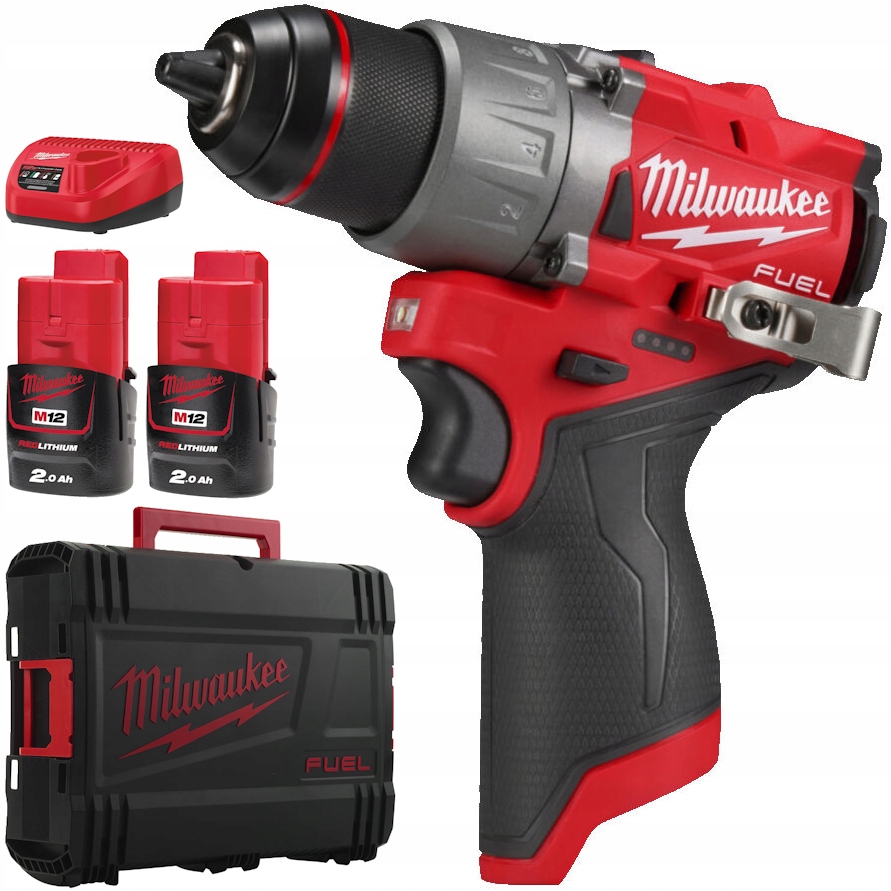 Wkrętarka udarowa Milwaukee M12 FPD2-202X 2x2.0Ah Walizka 4933479868