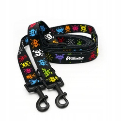 Levně Dlouhá Vodítko pro psa Přepínatelná Nastavitelná Invaders Psiakrew 300 cm