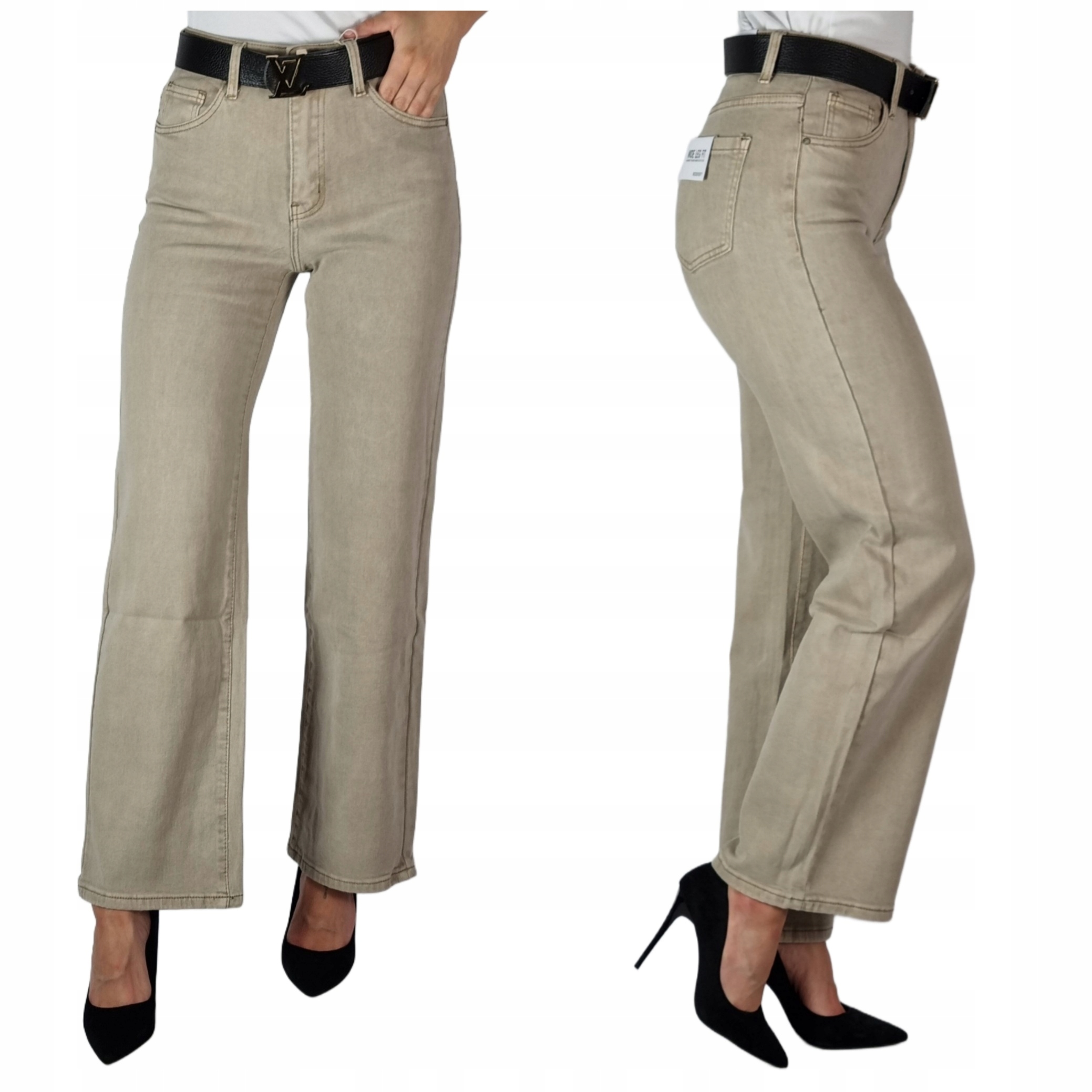 Spodnie Jeansowe Szerokie Plus Size Rozmiar 46/3XL