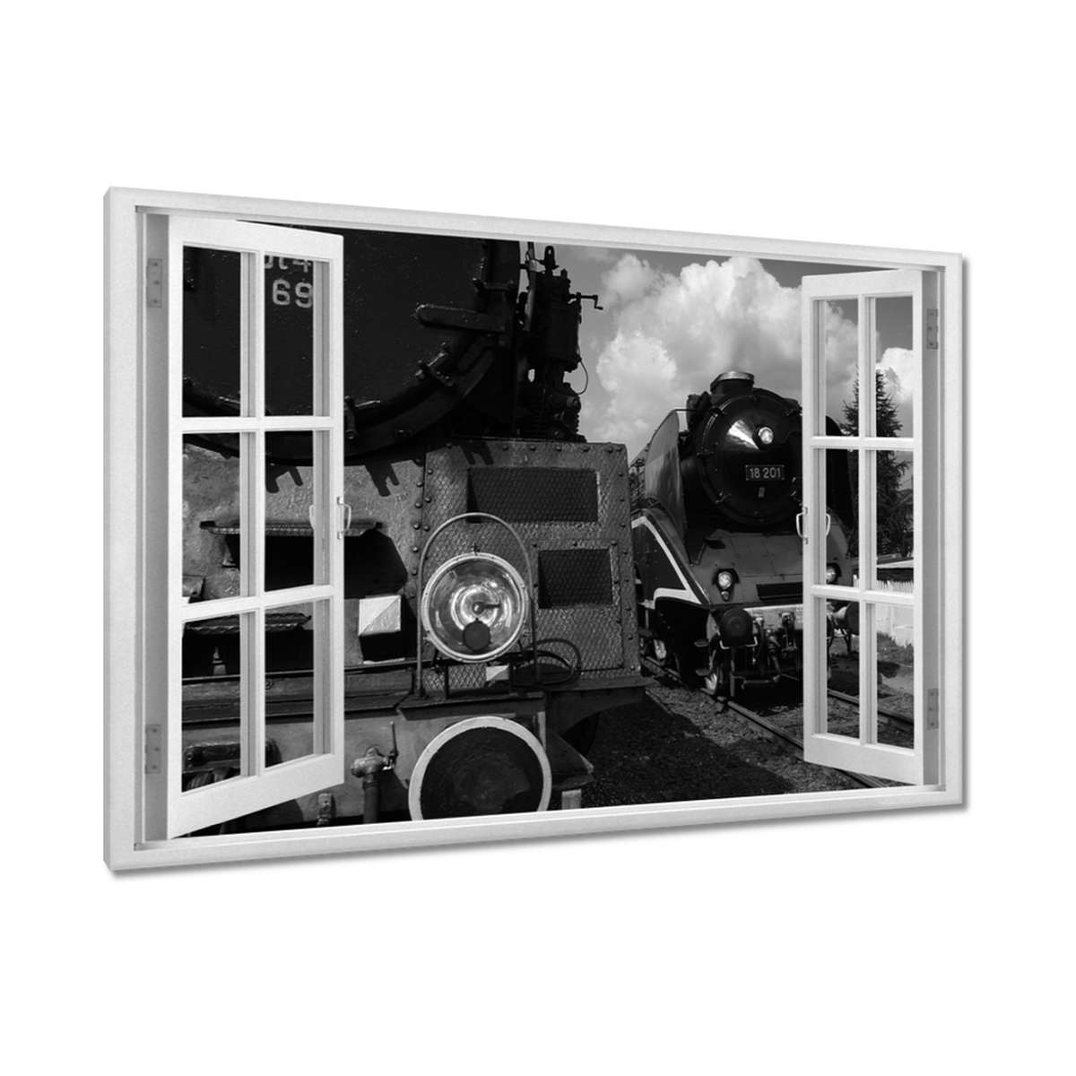 Obrazy 120x80 Vlaky Ol49-69 a 18-201