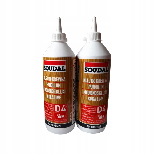 Lepidlo Na Dřevo Polyuretanové Voděodolné 66A D4 2ks 1500ml