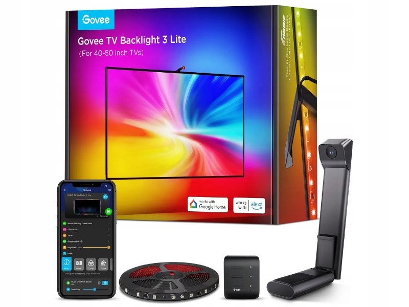 Led pásik Govee H6097 Tv Backlight 3 Lite, podsvietenie pre Tv 40-50 palcov