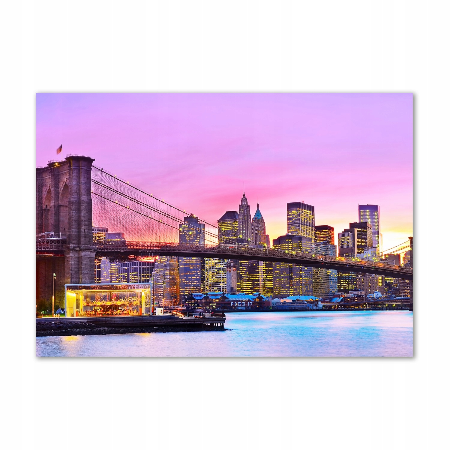 

Foto obraz szklany Manhattan Nowy Jork 100x70