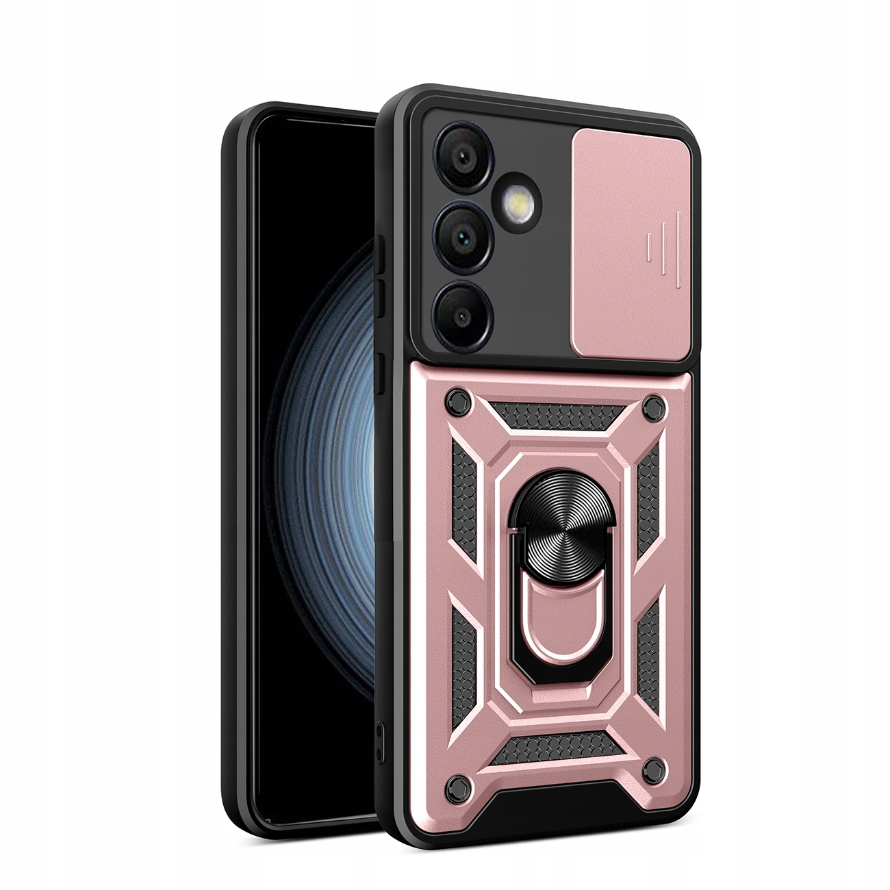 Pancerne etui na Samsung Galaxy A26 z podstawką i osłoną aparatu Armor
