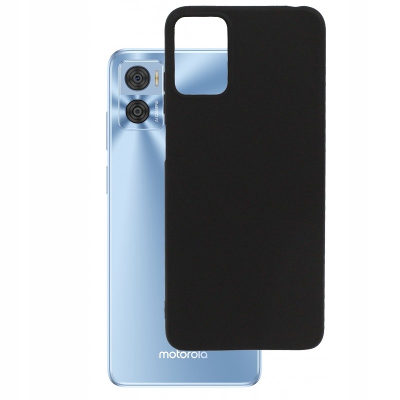 

Etui do Motorola Moto e22/e22i Jelly czarne Matt