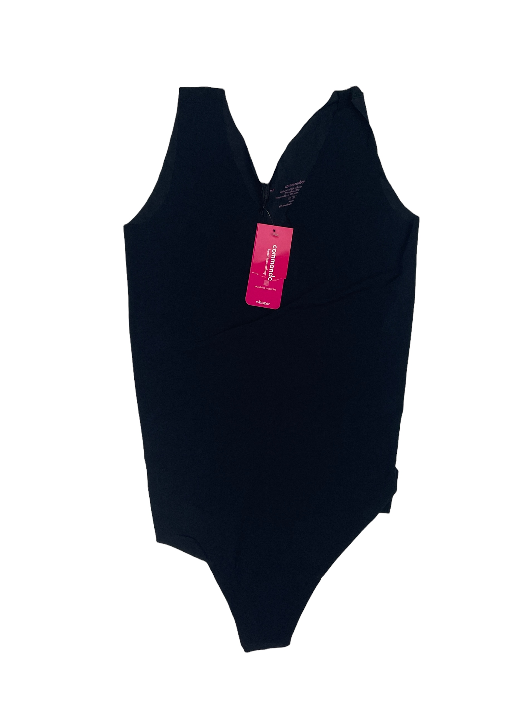 Černé bezešvé dámské body Commando M/L