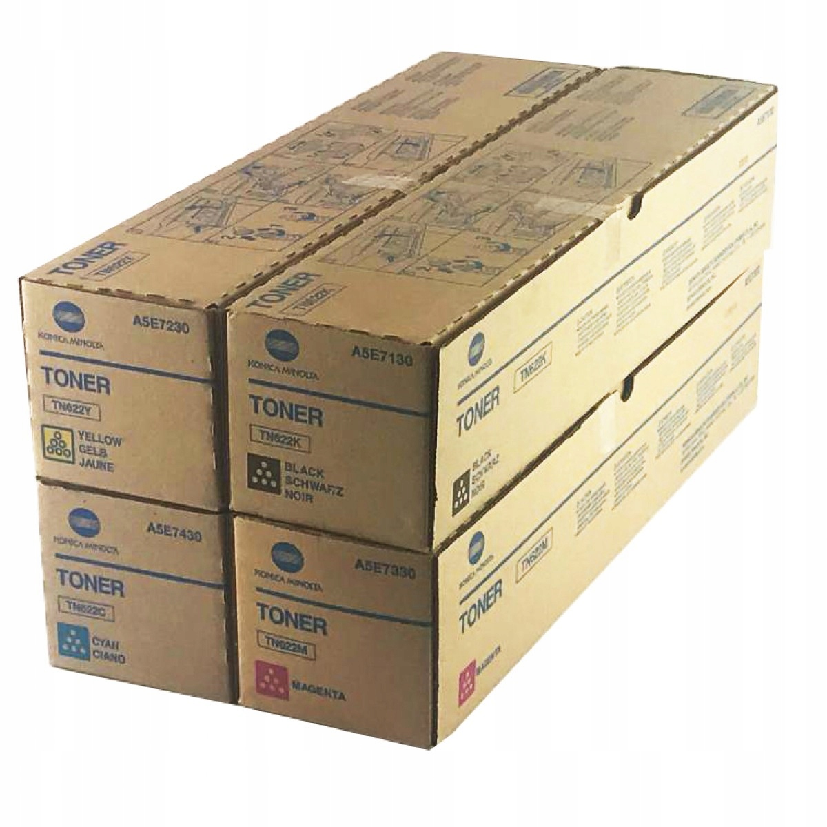 Toner Konica minolta 1 TN622 červený (magenta)