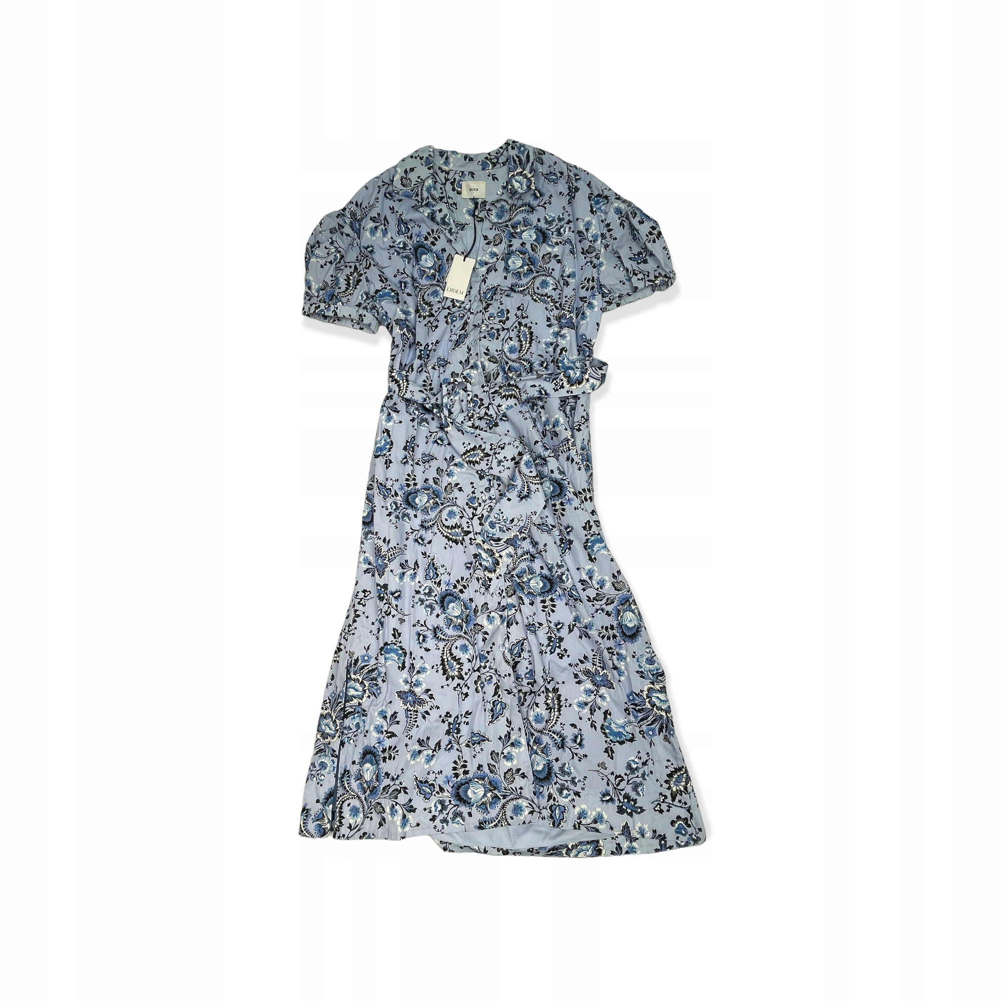 Šaty s knoflíky a rukávy Erdem M