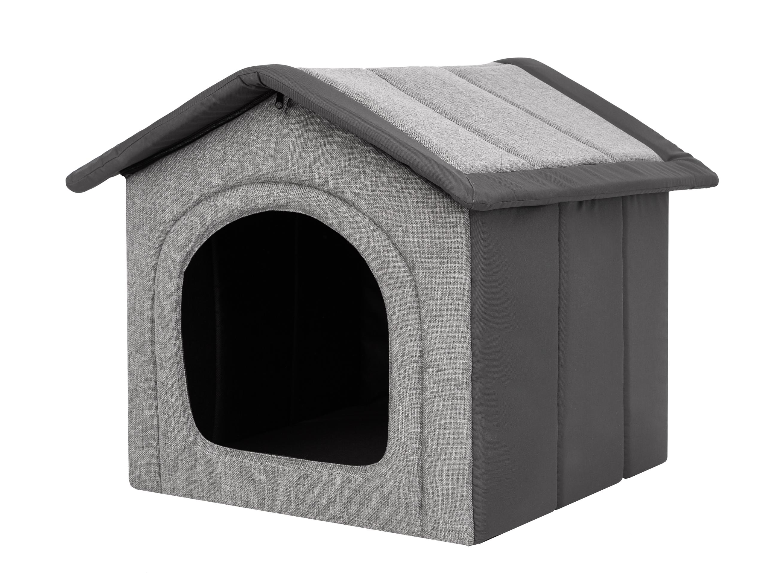 Levně Bouda, domeček pro psa z materiálu -R1-38x32 Hobbydog